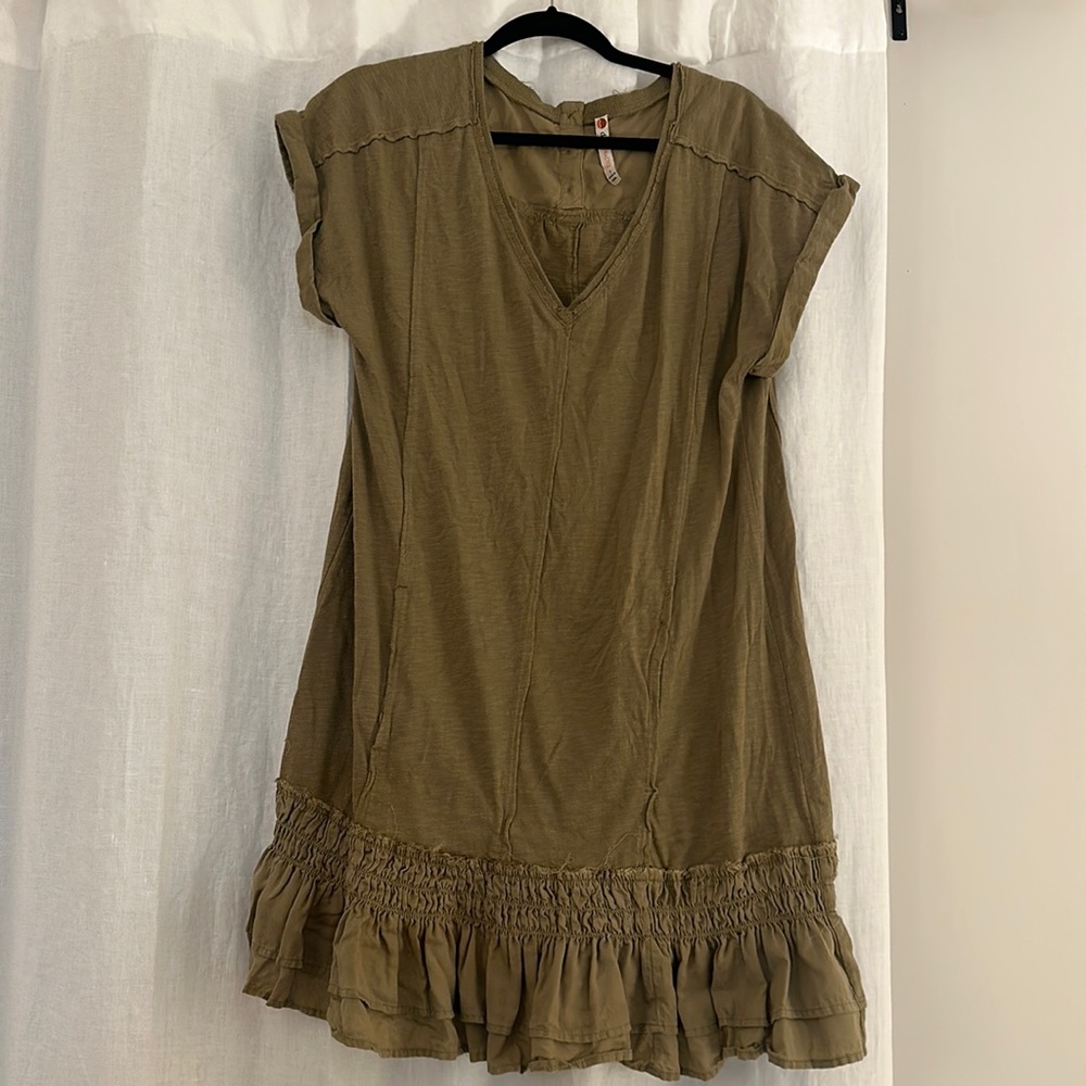 Anthropologie “Daily Practice” Green Dress